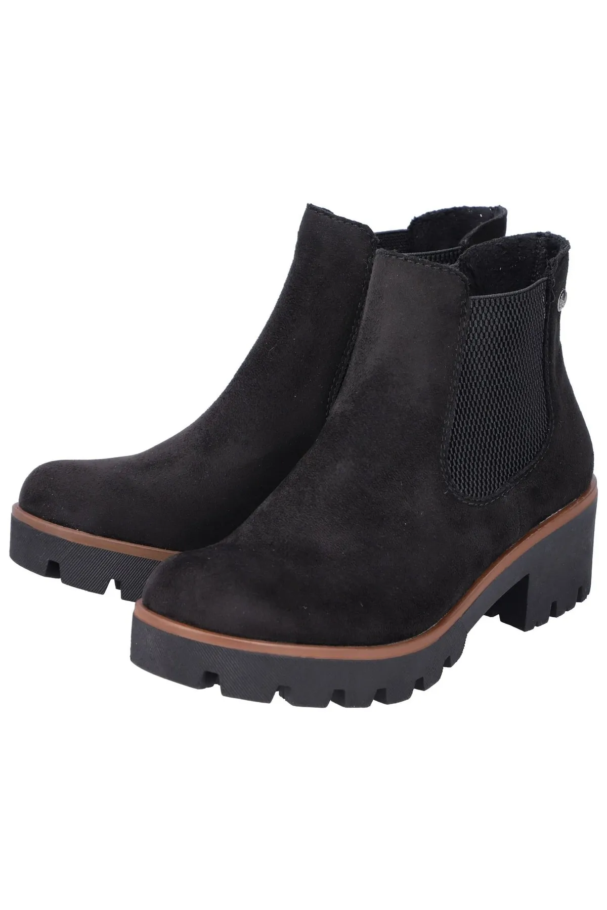 Rieker  Stiefelette - Schwarz - Blockabsatz