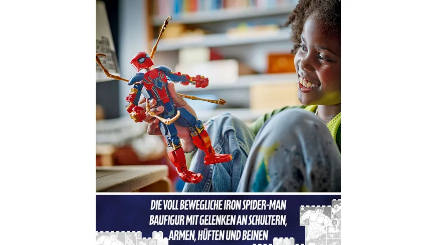 LEGO Marvel 76298 Iron Spider-Man Baufigur