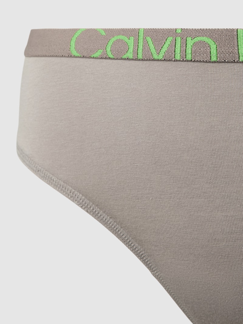String mit elastischem Label-Bund Modell 'FUTURE SHIFT' in taupe