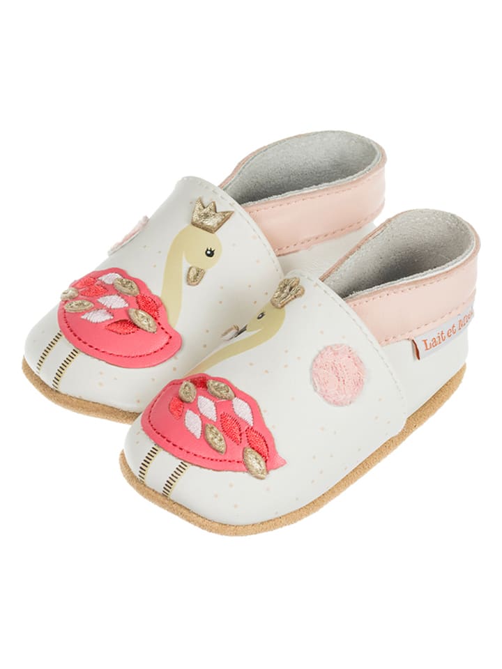 Lait et Miel Leder-Krabbelschuhe 
