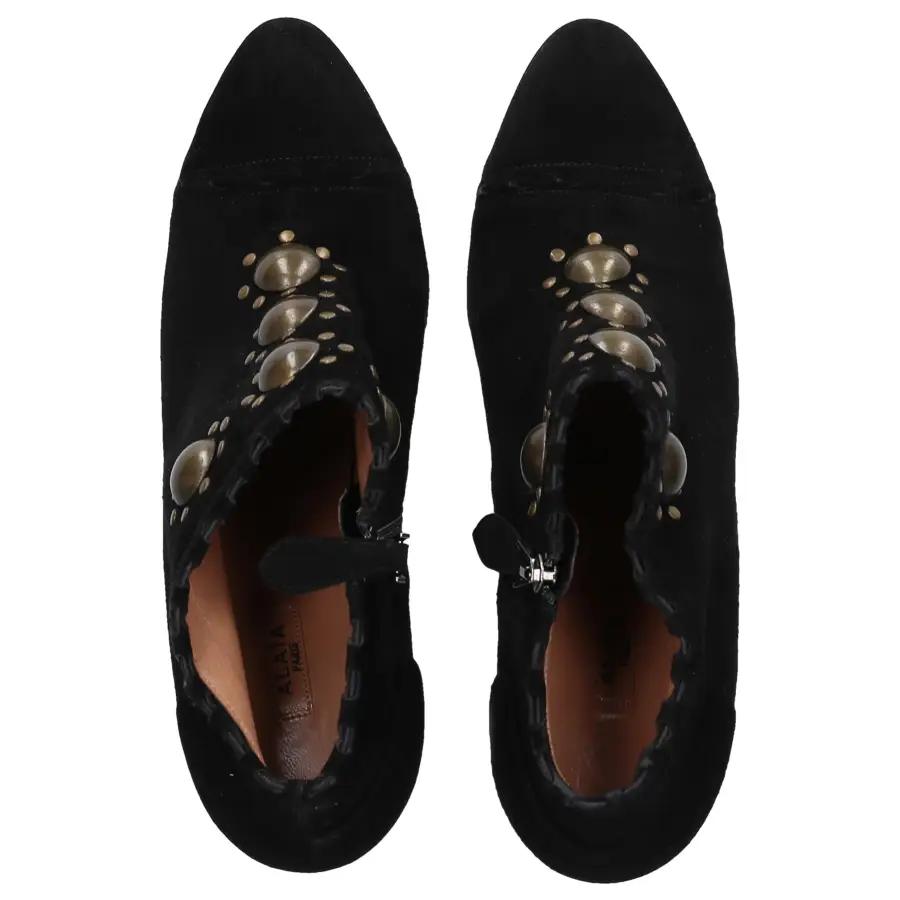 Azzedine Alaïa - Stiefeletten Chamois Veloursleder - schwarz