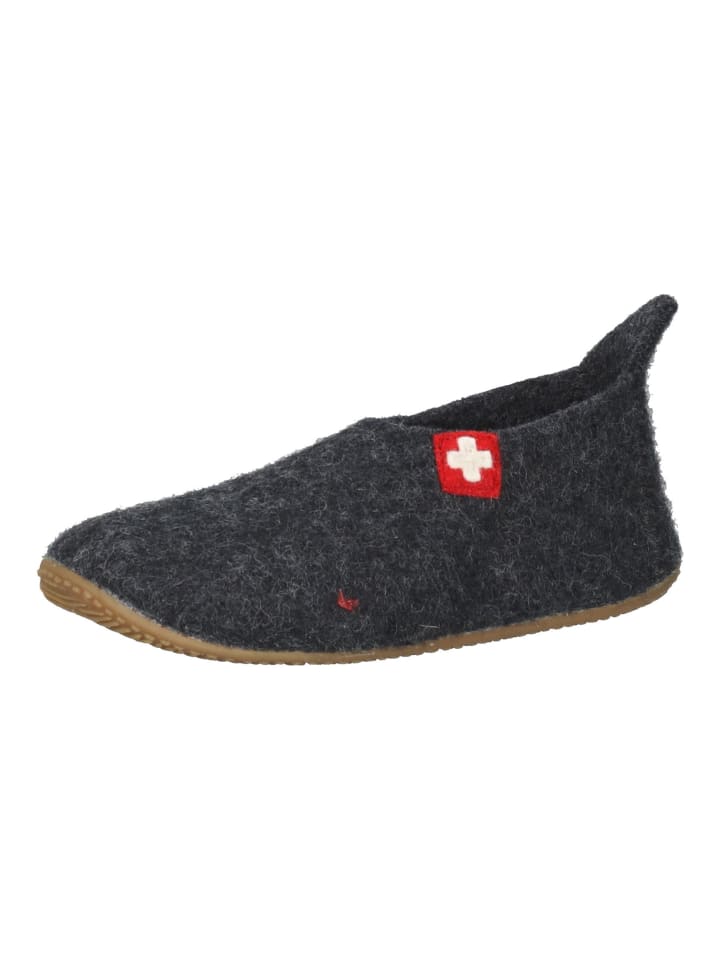 Living Kitzbühel Hausschuhe in Anthrazit günstig kaufen