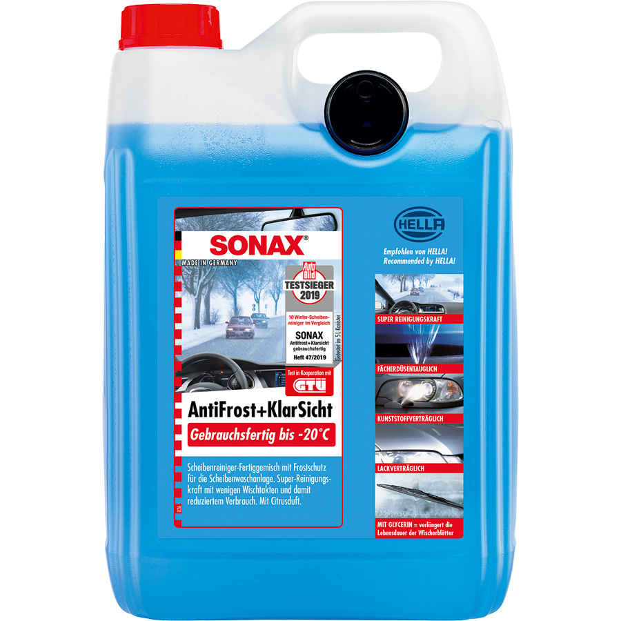 SONAX 332500 AntiFrost&KlarSicht gebrauchsfertig bis -20°C 5 l - ATU