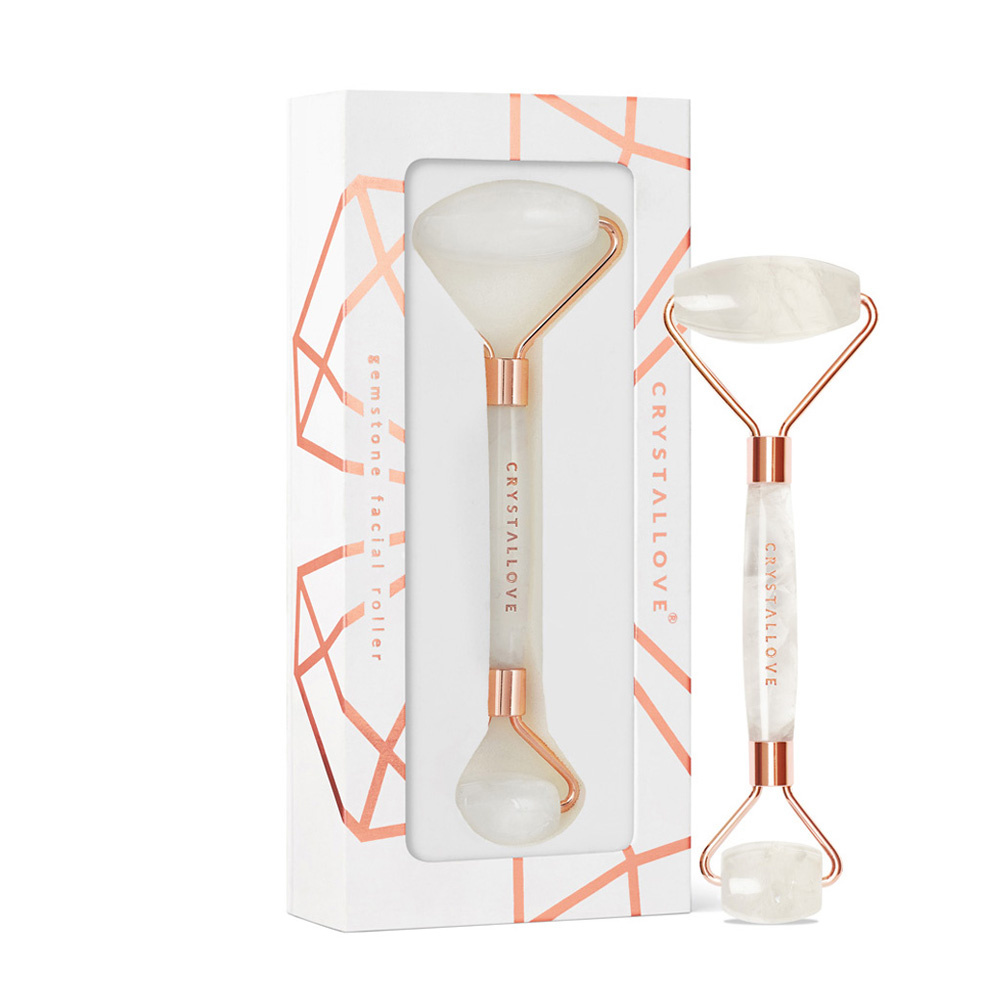 crystallove CRYSTALLOVE Clear quartz roller Roller pour massage du visage