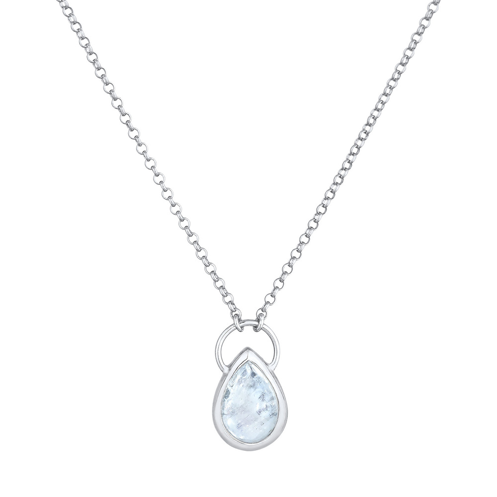 Elli PREMIUM Elli PREMIUM Collier Pendentif de Femme Pendentif Arc-en-ciel Elégant avec Pierre collier
