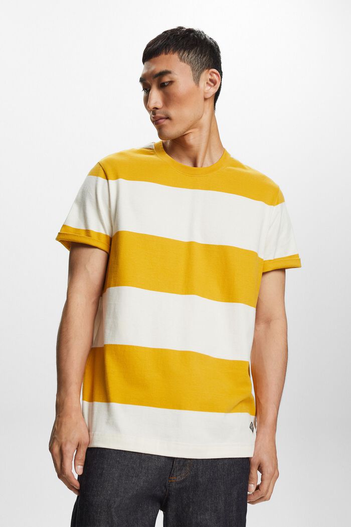 Gestreiftes Logo-T-Shirt