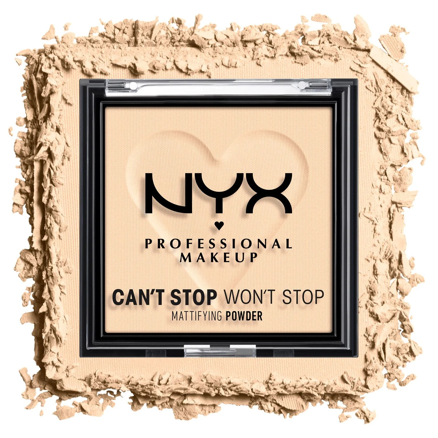 Pudră matifiantă Face Can't Stop Won't Stop - Pudră compactă