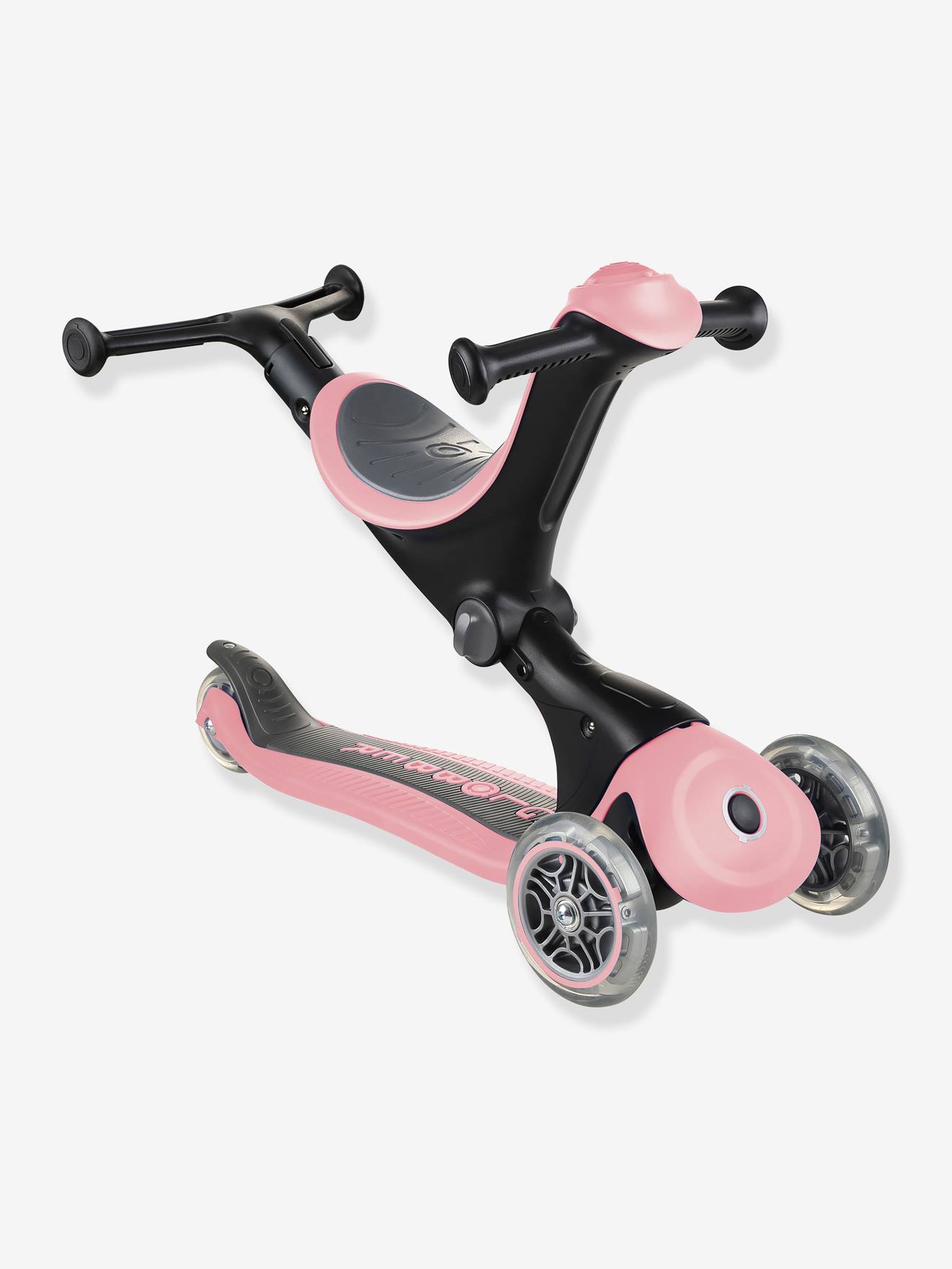 Globber 3-in-1 Kinder Scooter GO UP DELUXE GLOBBER - rosa