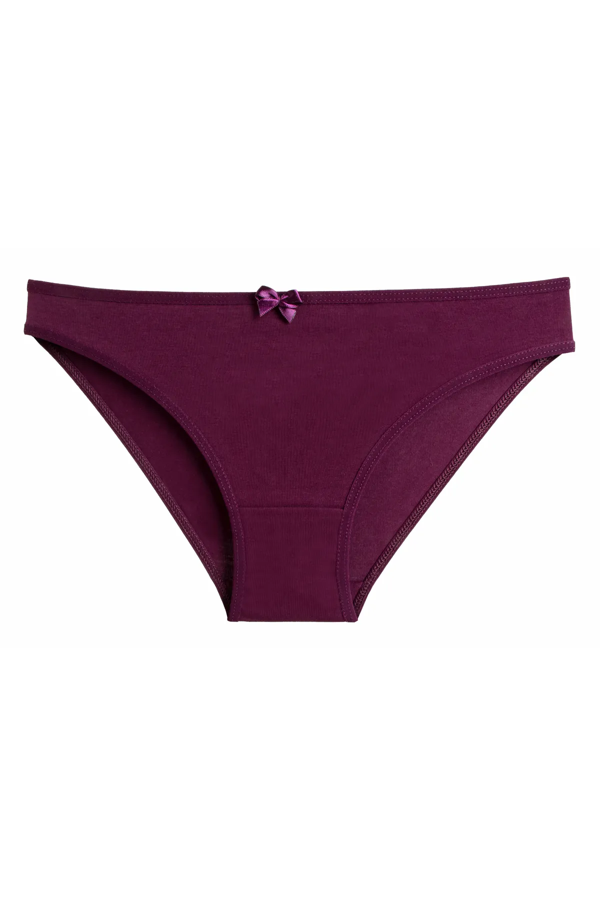 Nicoletta  Damenhöschen 5er-Pack Lycra CLARET RED