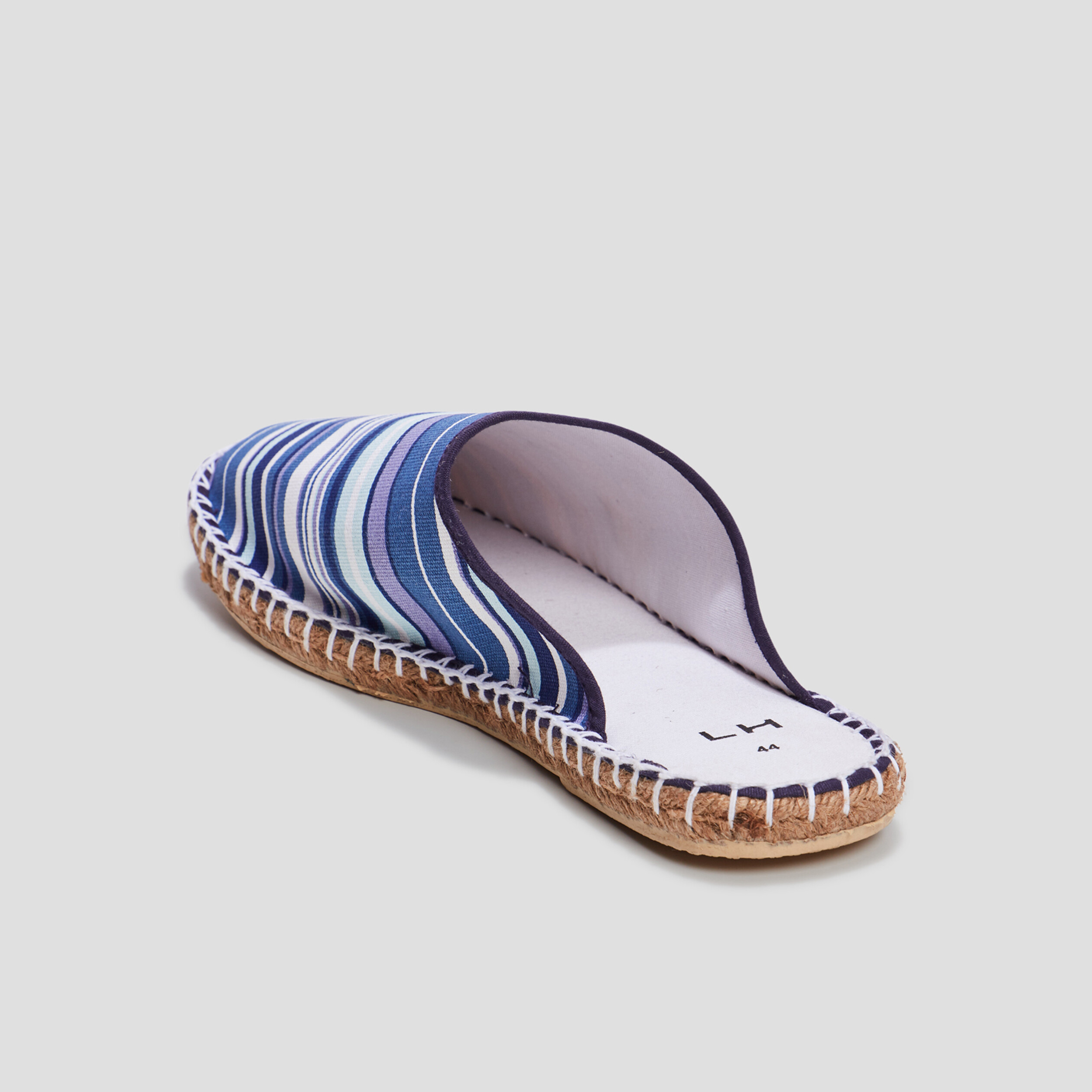 Chaussons mules bleu homme | La Halle