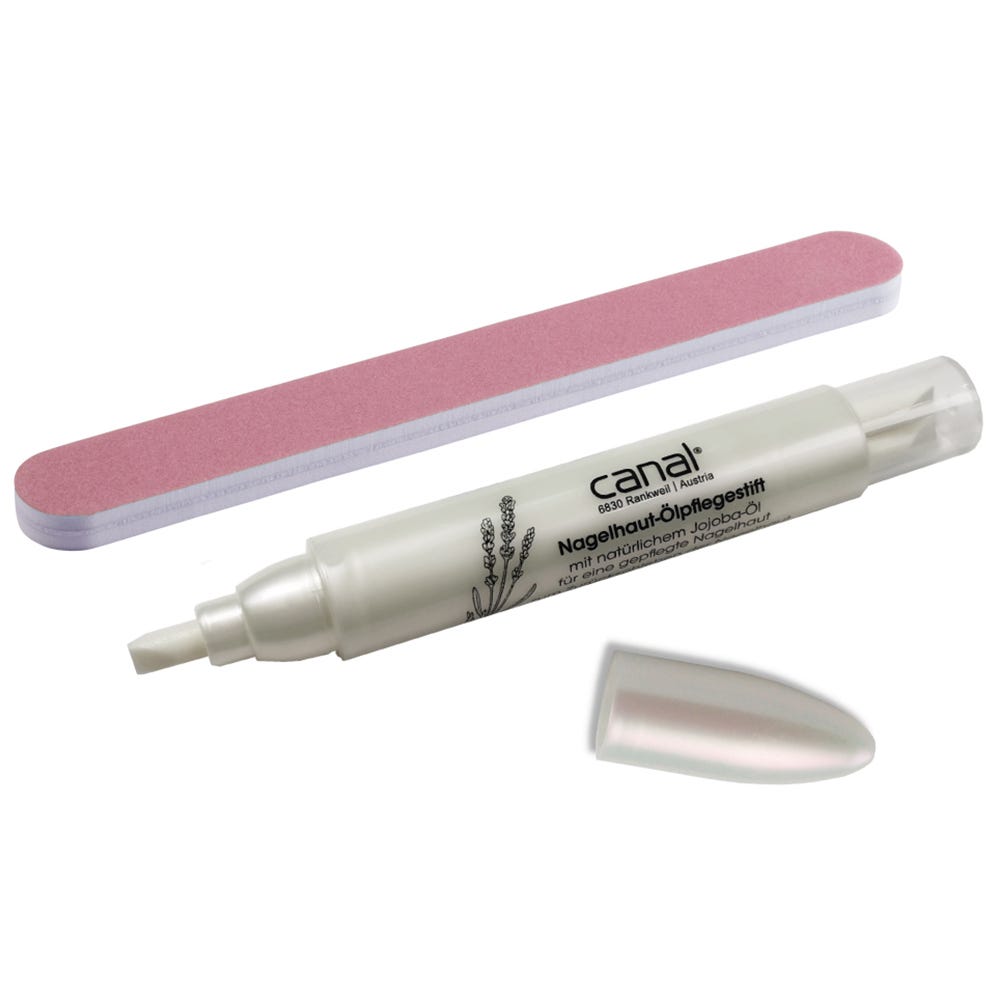 Canal Nagelpflegeset mit Ölpflegestift und Polierfeile