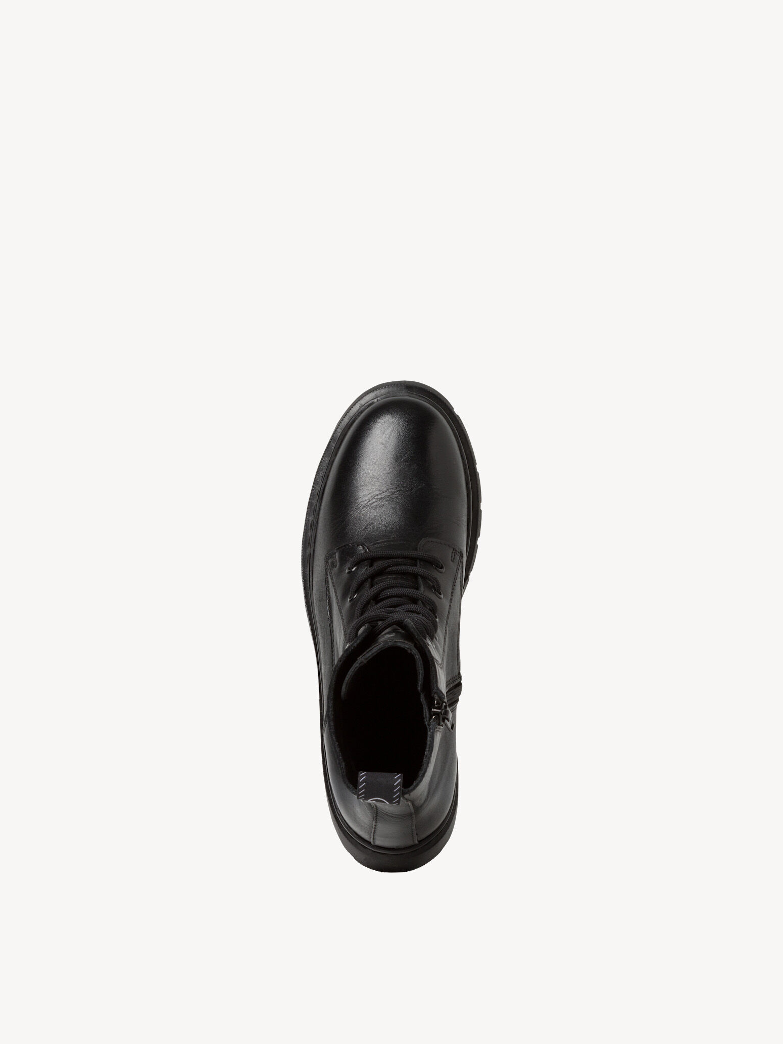 Bottine en cuir - noir