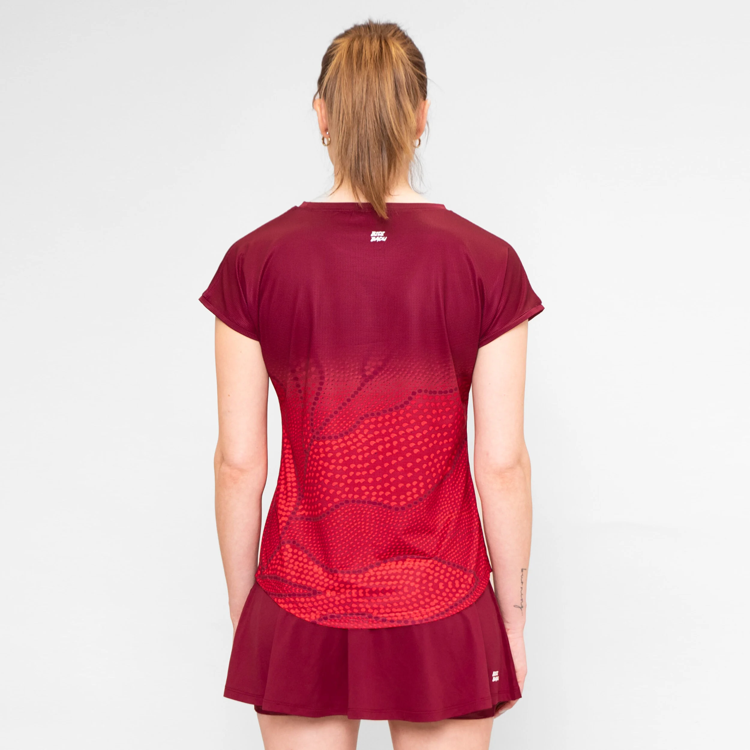 T-Shirt Damen - Dunkelrot