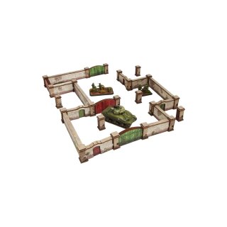 WW2 Normandy Stone Wall (PREPAINTED)