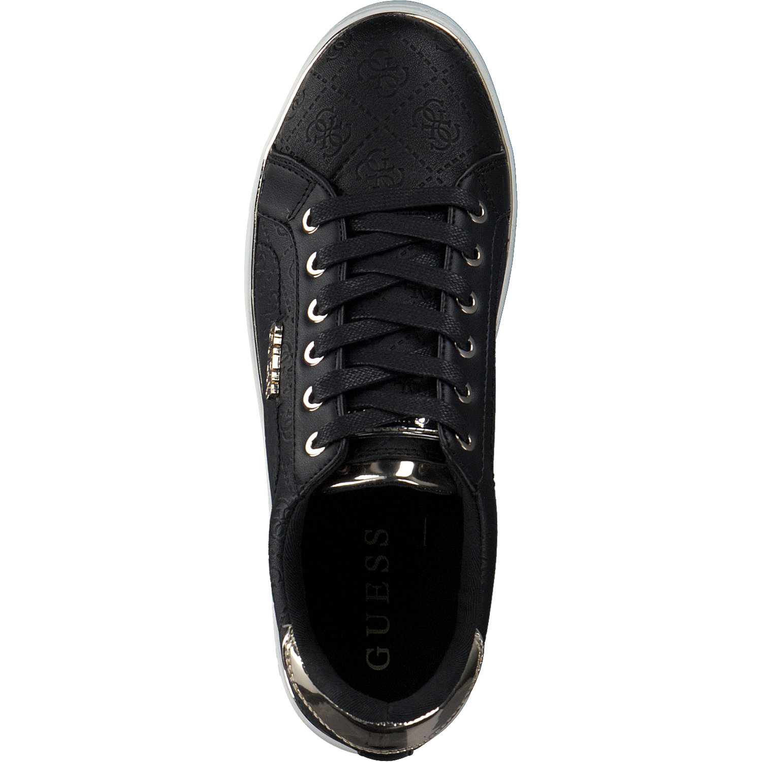 Guess Beckie FL5BEK, Sneakers Low, Damen, black