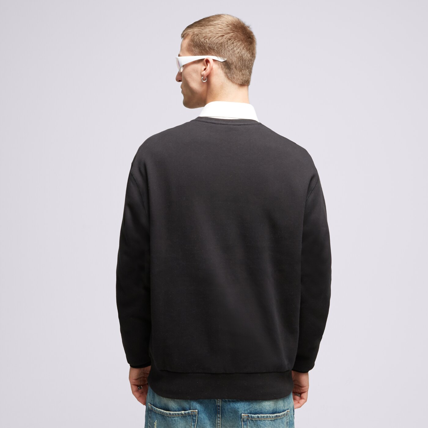 NEW ERA SWEATSHIRT NE CREW NECK NONE Schwarz