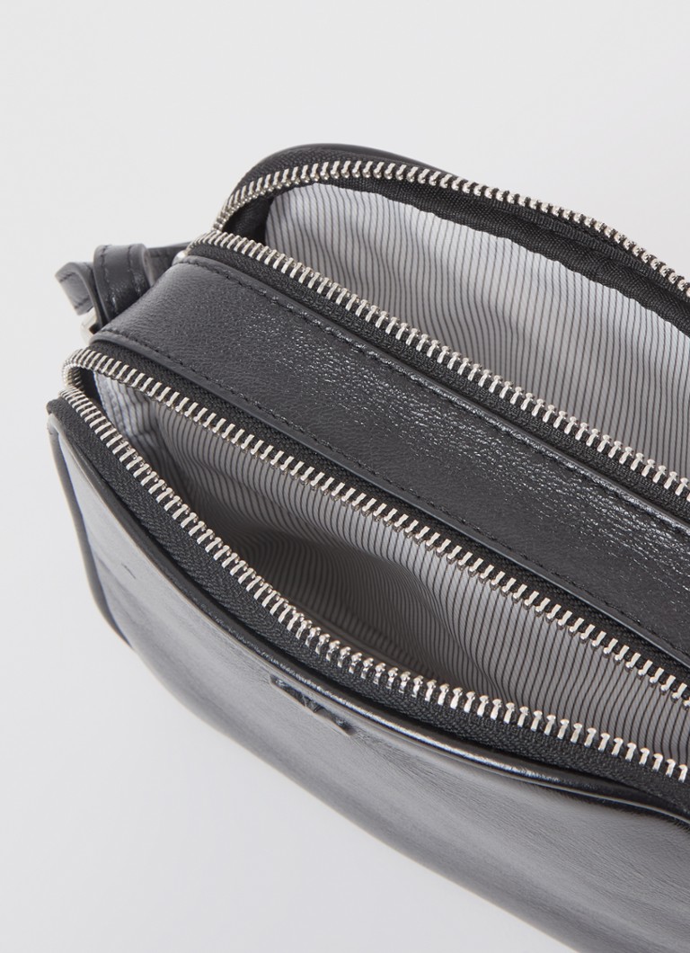 MaxMara Leather crossbody bag with detachable shoulder strap