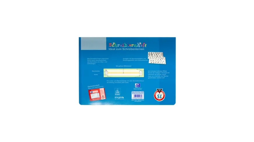 Oxford Schreiblernheft A4 Lineatur SL 16 Blatt