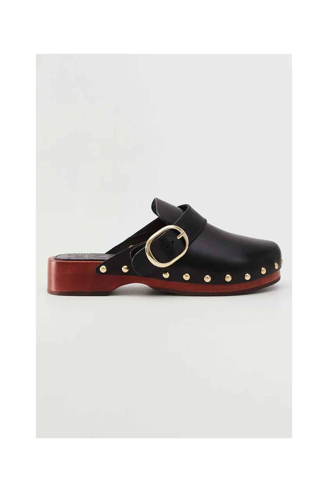 Mango Sandales Nu Pieds Femme couleur noir