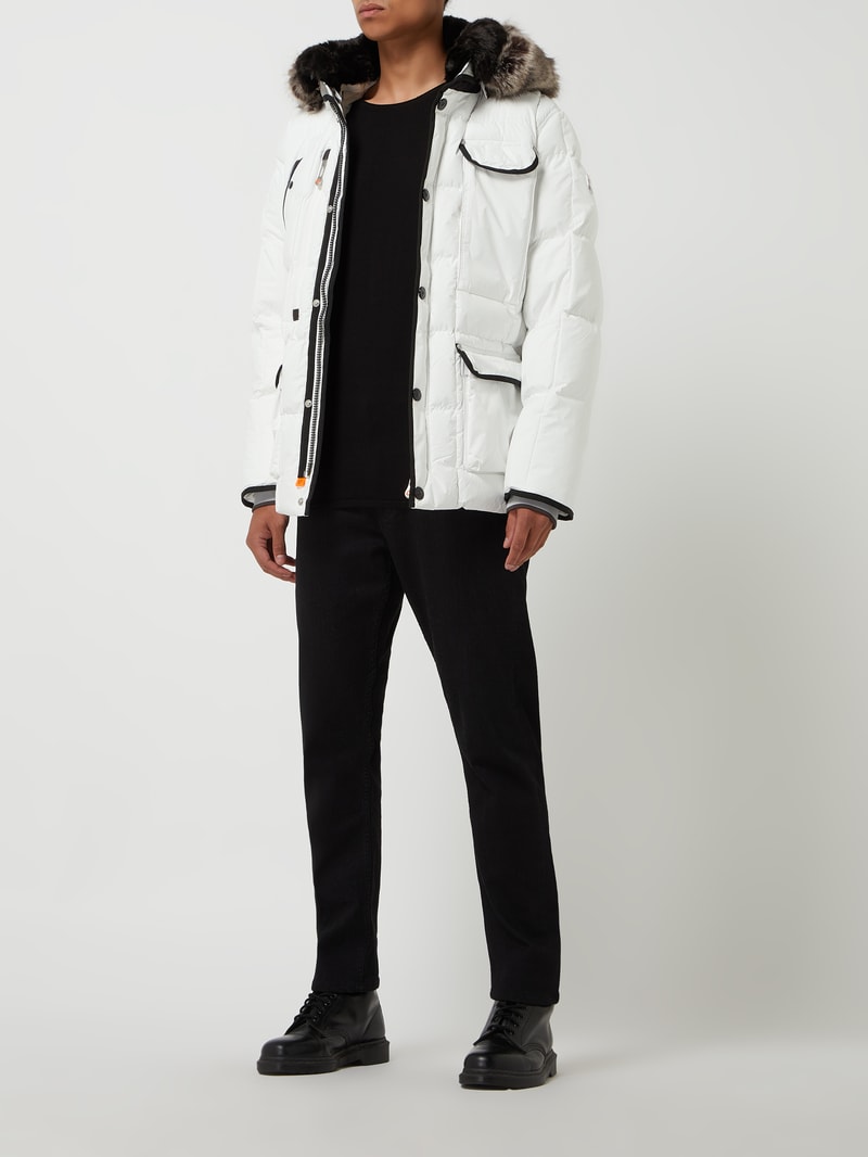 Marvellous 661 Funktionsjacke mit abnehmbarer Kapuze in weiß