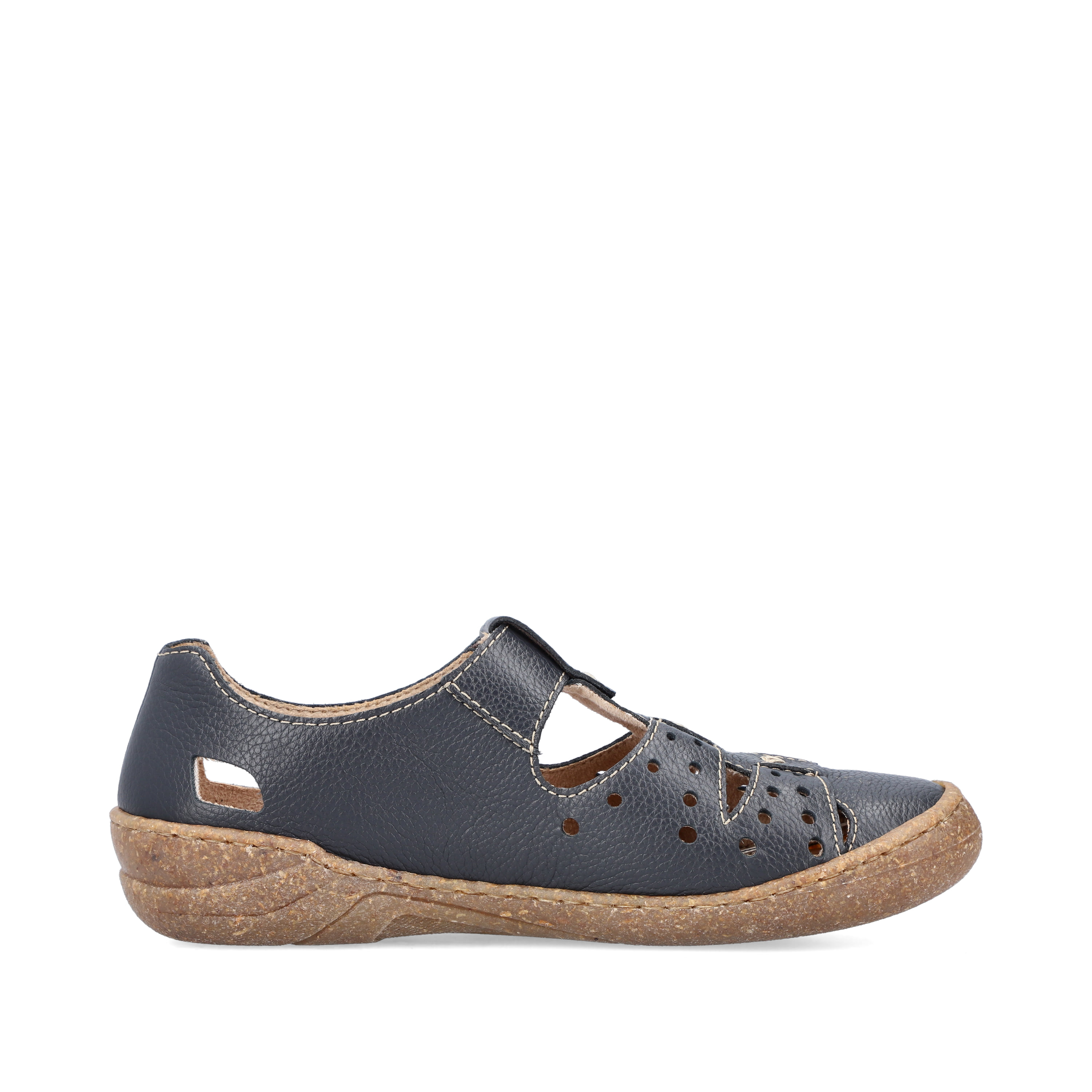 Rieker Damen Slipper marineblau