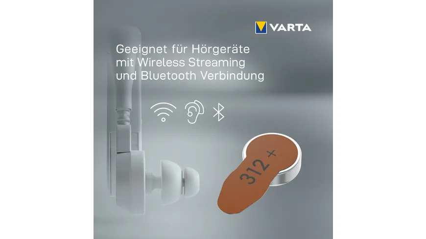 VARTA Hearing Aid  Batteries 312 Blister 6er