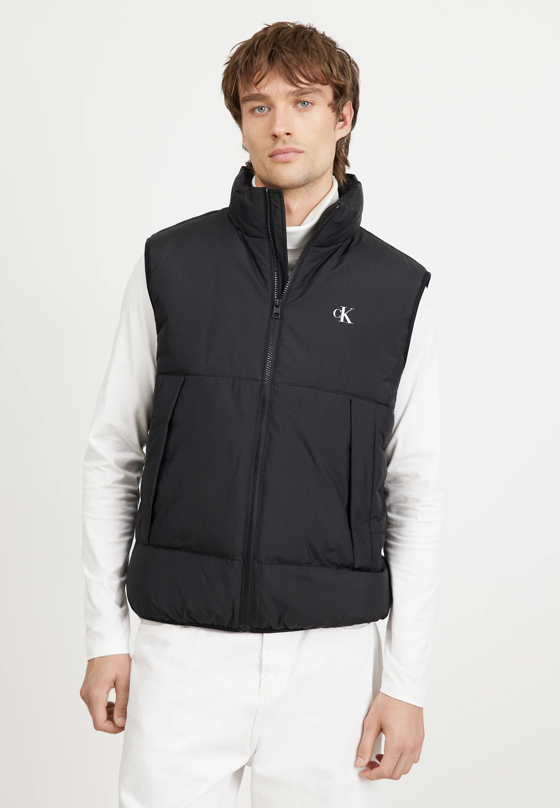 Chaleco acolchado ligero Calvin Klein Jeans - Sin mangas