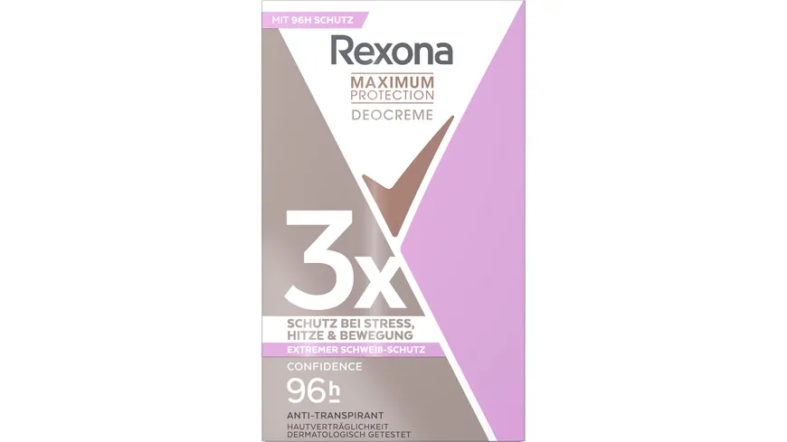 Rexona Deo Anti-Transpirant Cremestick Maximum Protection Confidencel 45 ml