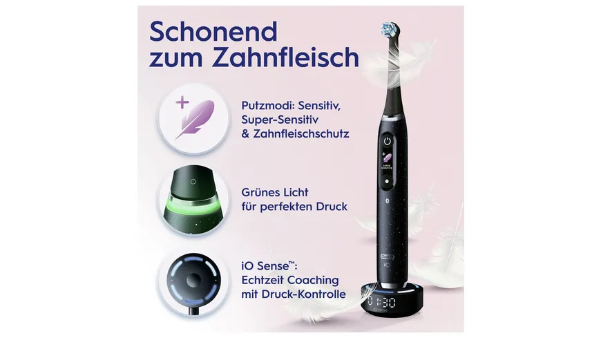 Oral-B Elektrische Zahnbürste iO Series 10 Cosmic Black schwarz