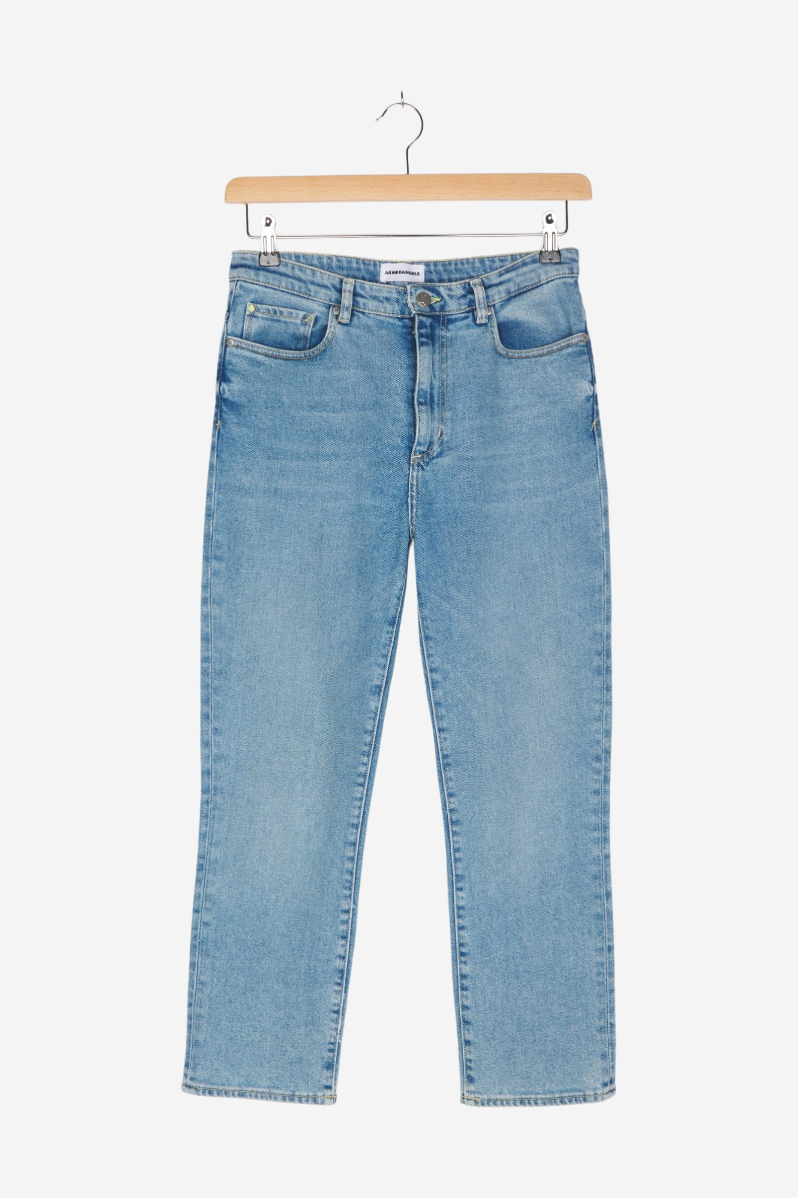 Straight Leg High Waist aus Bio-Baumwoll Mix