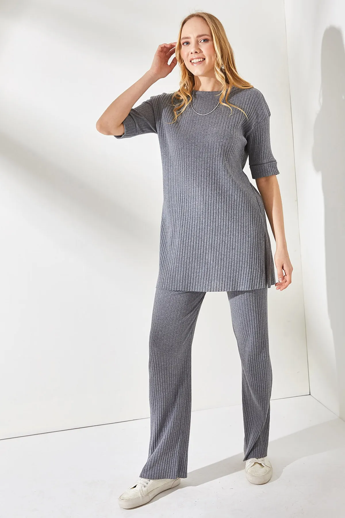 Olalook  Zweiteiler - Grau - Regular Fit