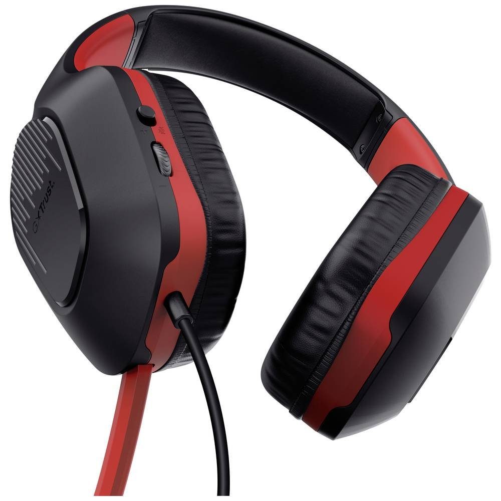 Trust Lightweight gaming headset suitable for SWITCH Kopfhörer (Lautstärkeregelung, Mikrofon-Stummschaltung)