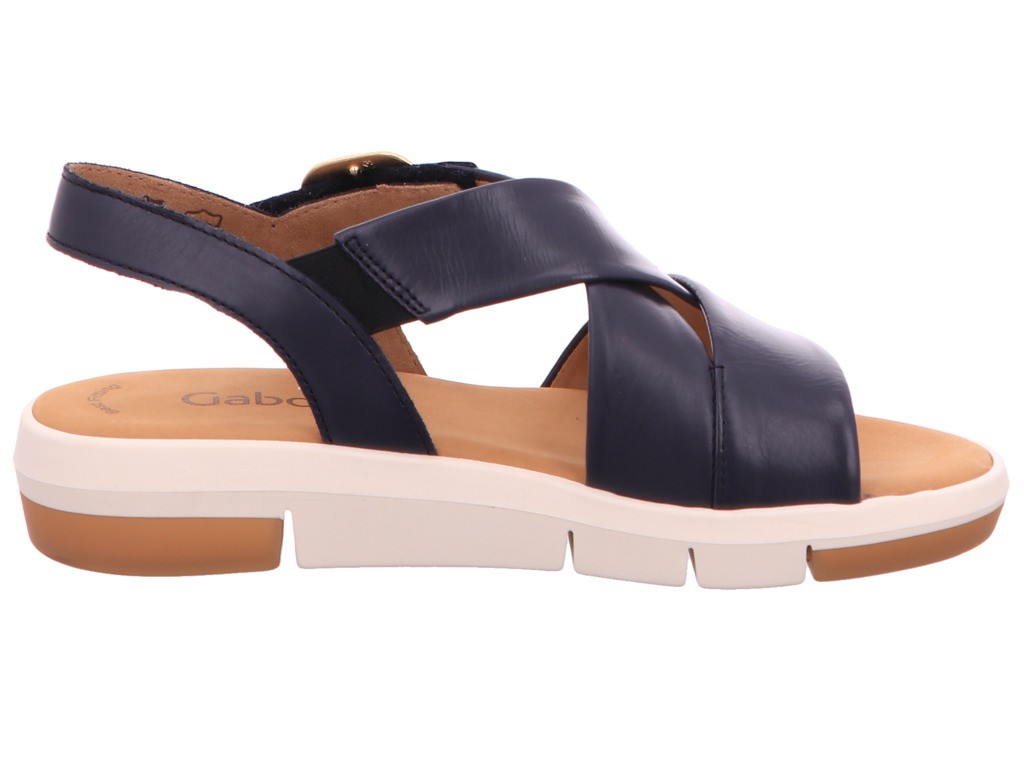 GABOR Komfort Sandalen blau Gabor Fashion Plateau Sandale 24.603.26