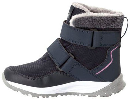 Jack Wolfskin POLAR WOLF TEXAPORE MID VC K Winterstiefel wasserdicht und wärmend mit Klettverschluss