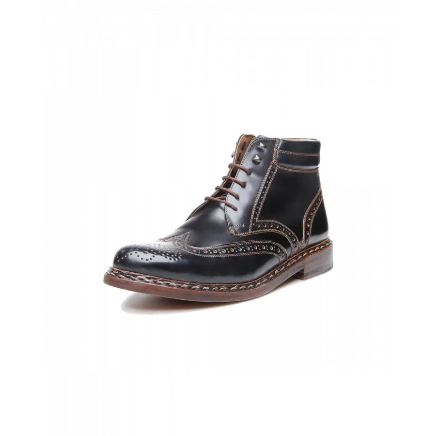 Heinrich Dinkelacker - Stiefeletten BUDA FULL-BROGUE C Cordovan - schwarz
