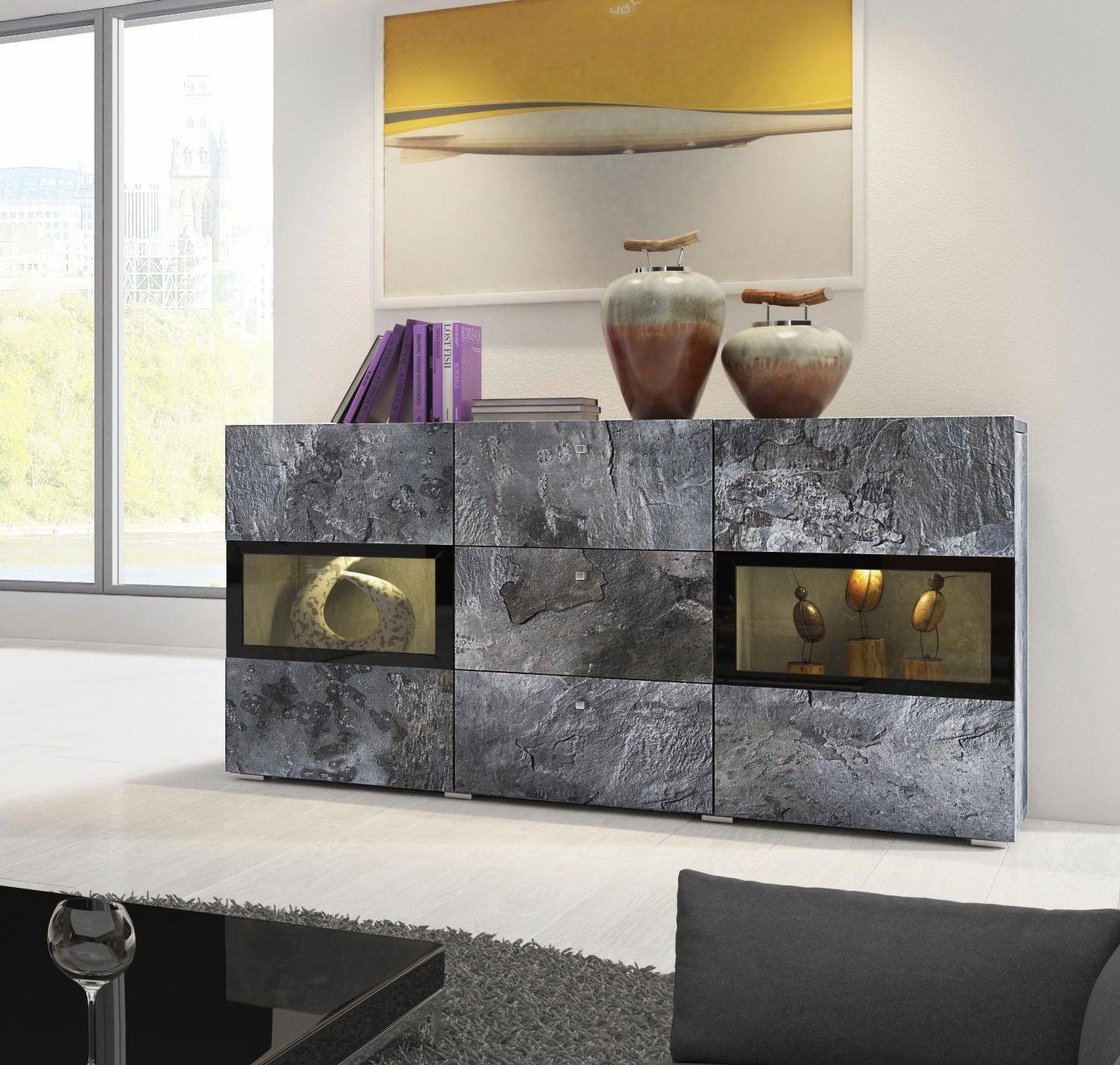 Helvetia Sideboard Baros, Breite 132 cm