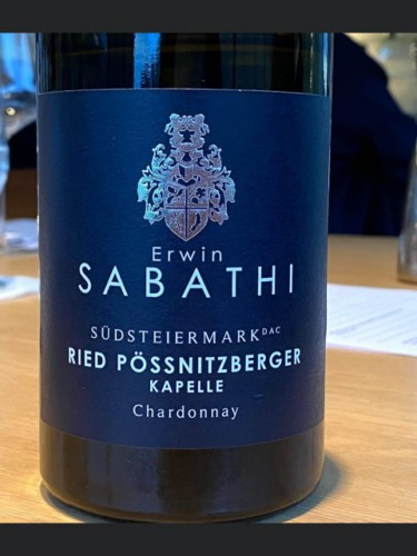Erwin SabathiRied Pössnitzberger Kapelle Chardonnay 2020