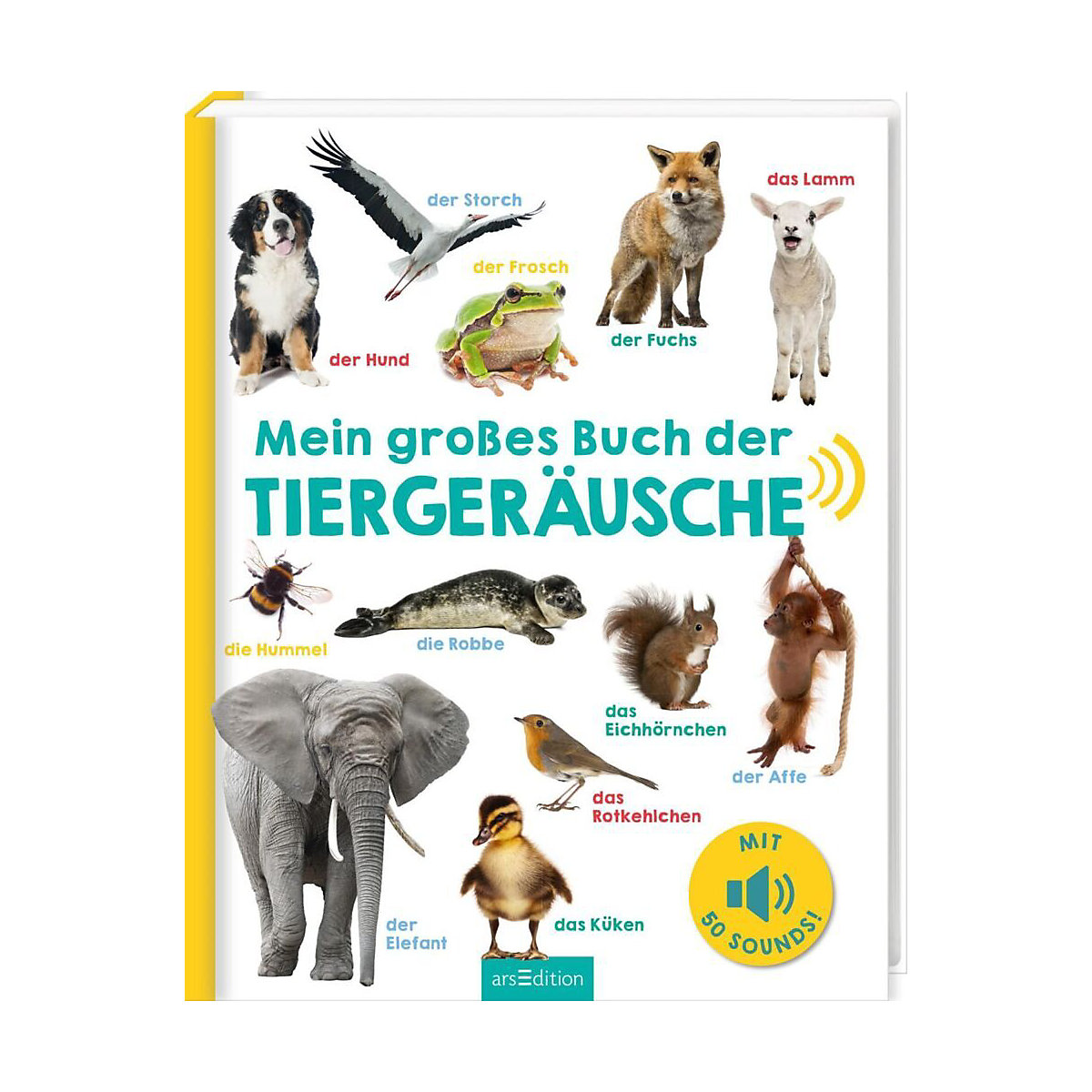 Mein großes Buch der Tiergeräusche, Soundbuch mit Tiergeräuschen