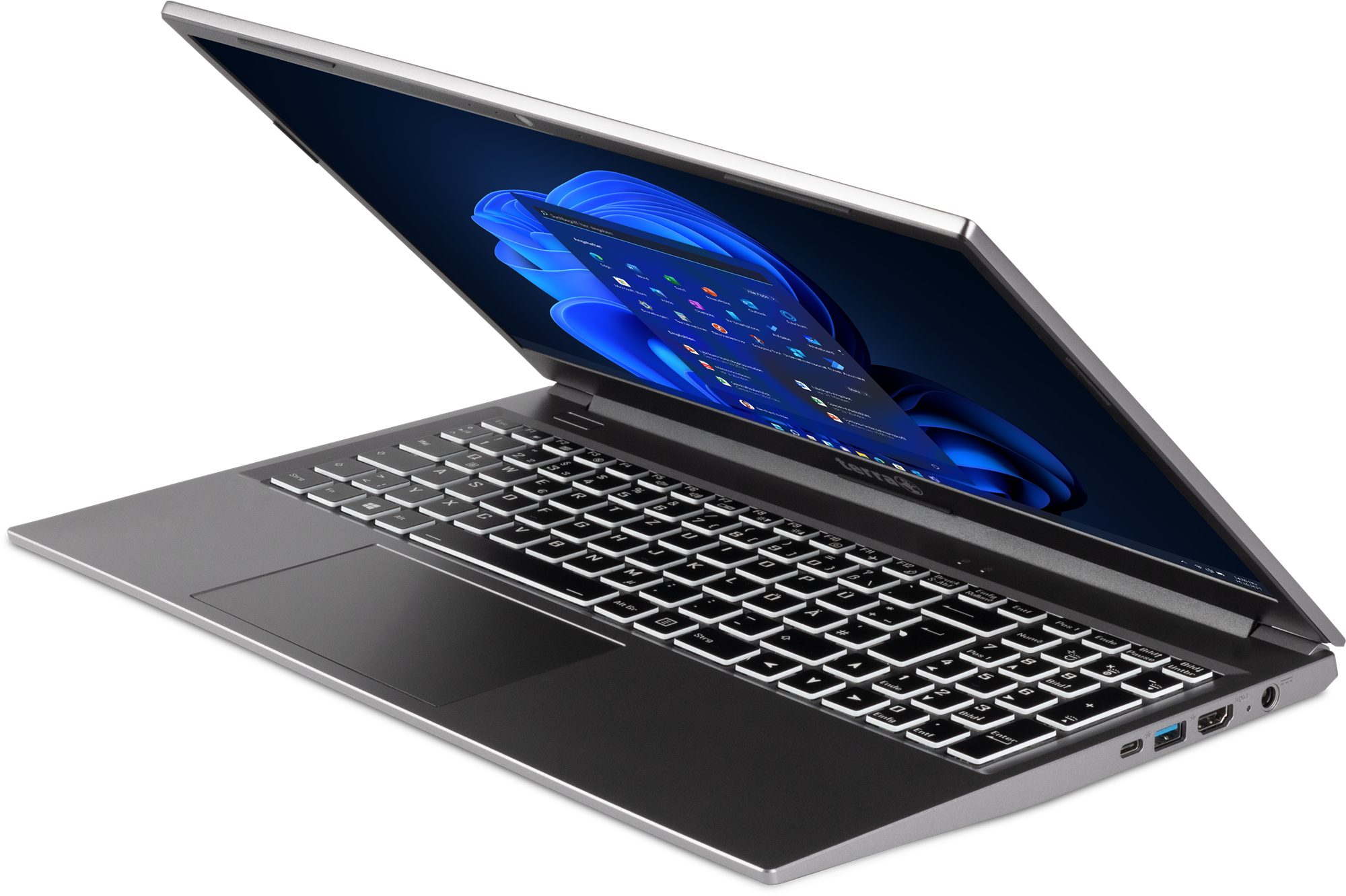TERRA Mobile 1517 Notebook (39,60 cm/15.6 Zoll, Intel Core i5 1235U, 1000 GB SSD, Beleuchtete Tastatur & Aluminium Gehäuse)