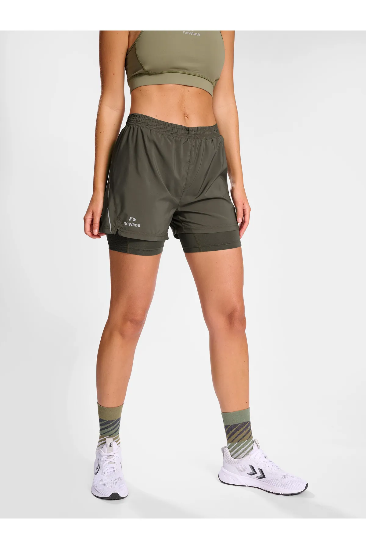 NEWLİNE  nwlPACE 2IN1 SHORTS DAMEN