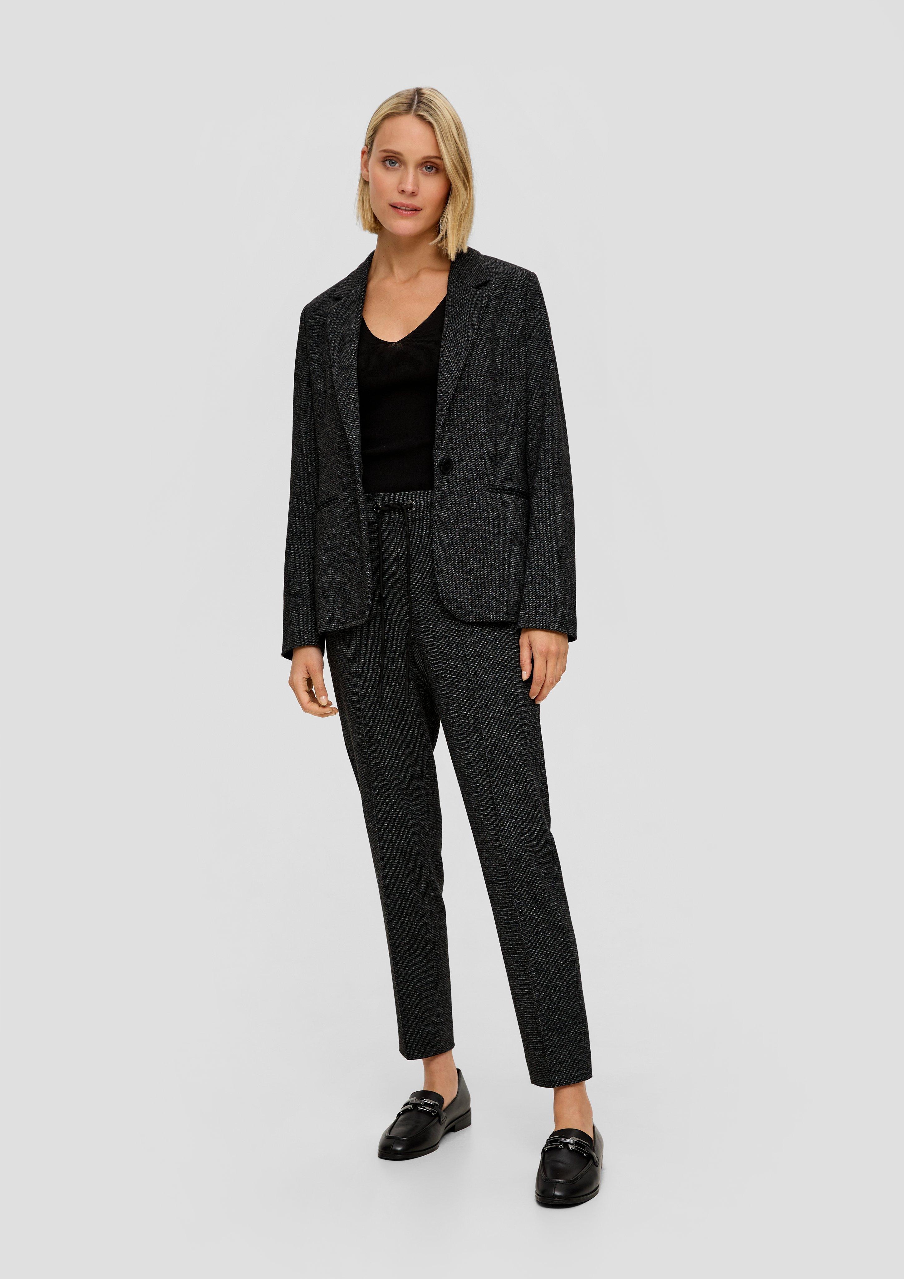 Blazer im Slim Fit aus Viskosemix  2133725-99W1