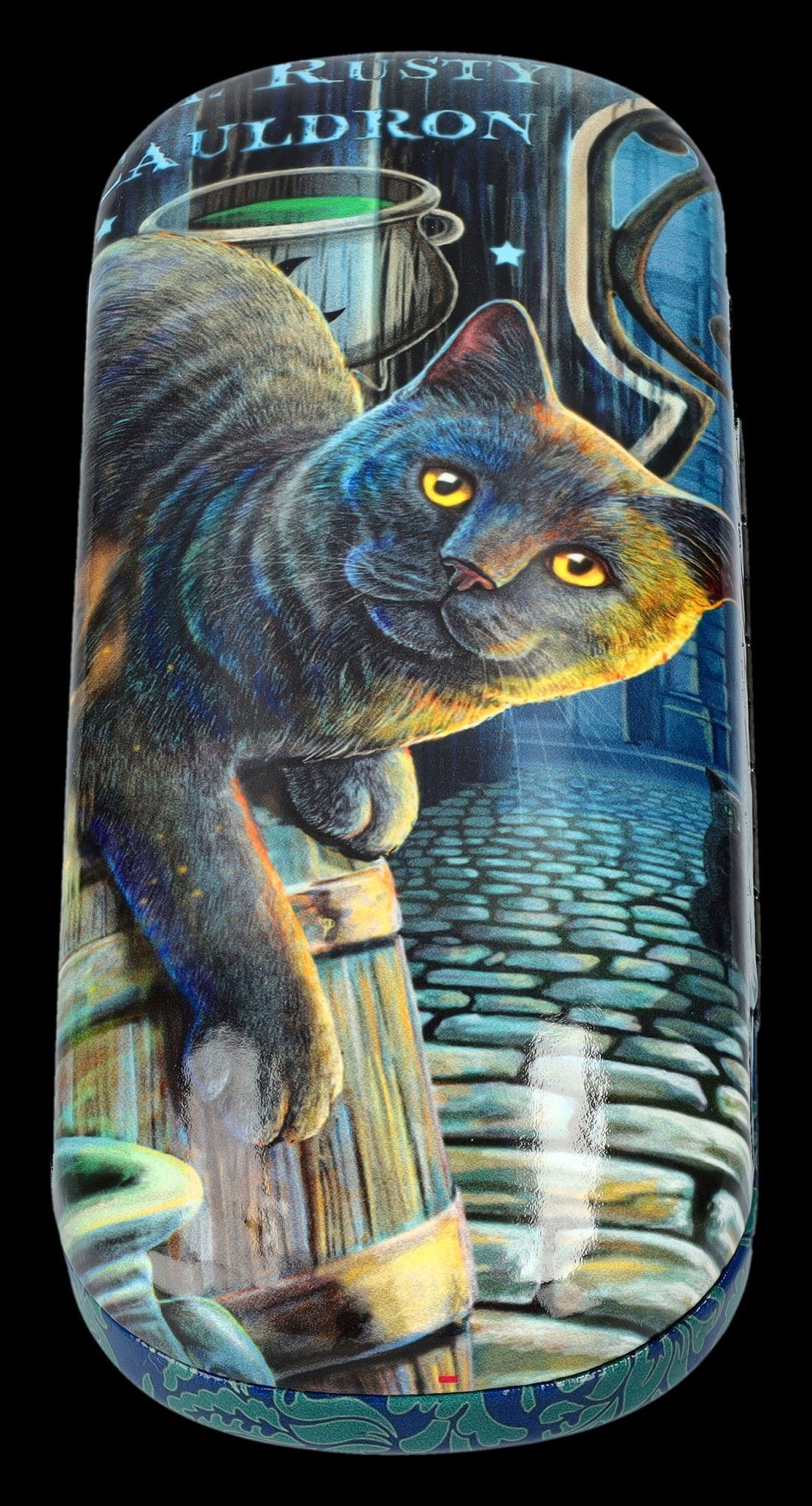 Figuren Shop GmbH Brillenetui Brillenetui Katze - The Rusty Cauldron by Lisa Parker Kunststoff Case