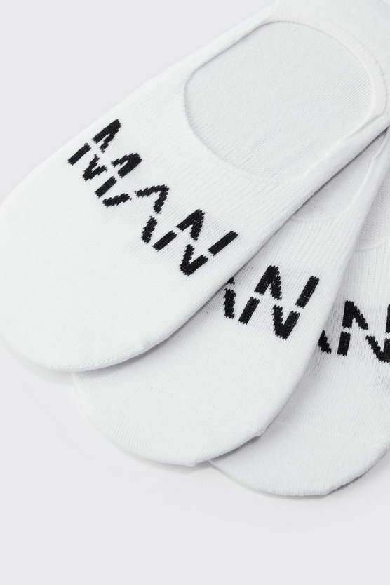 3er-Pack unsichtbare Man-Socken