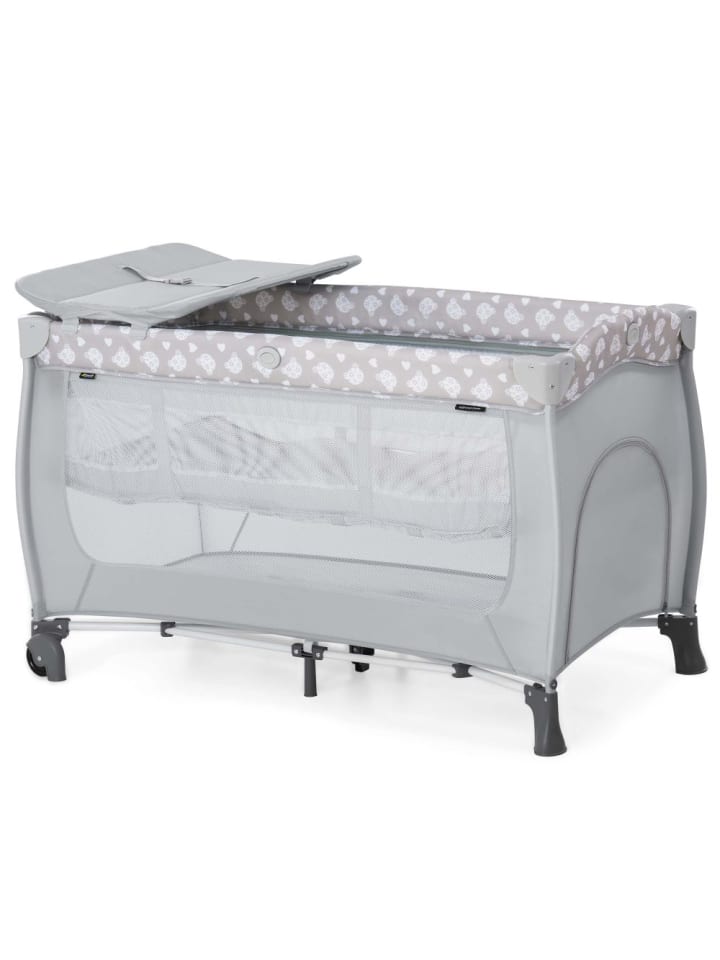 Hauck Reisebett Sleep'n Play Center mit Wickelauflage in beige,grau günstig kaufen onesize
