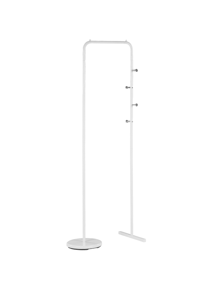 Beliani Kleiderständer BENTON in Weiß - (W) 50 x (H) 175 x (L) 50 cm günstig kaufen onesize