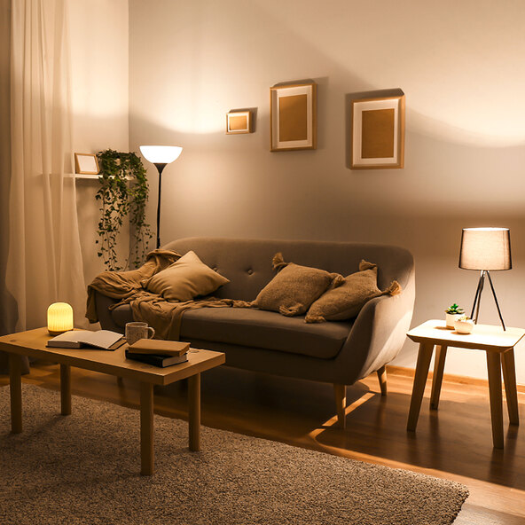 LED-Leuchtmittel E27 Gold GLS, 2er Set