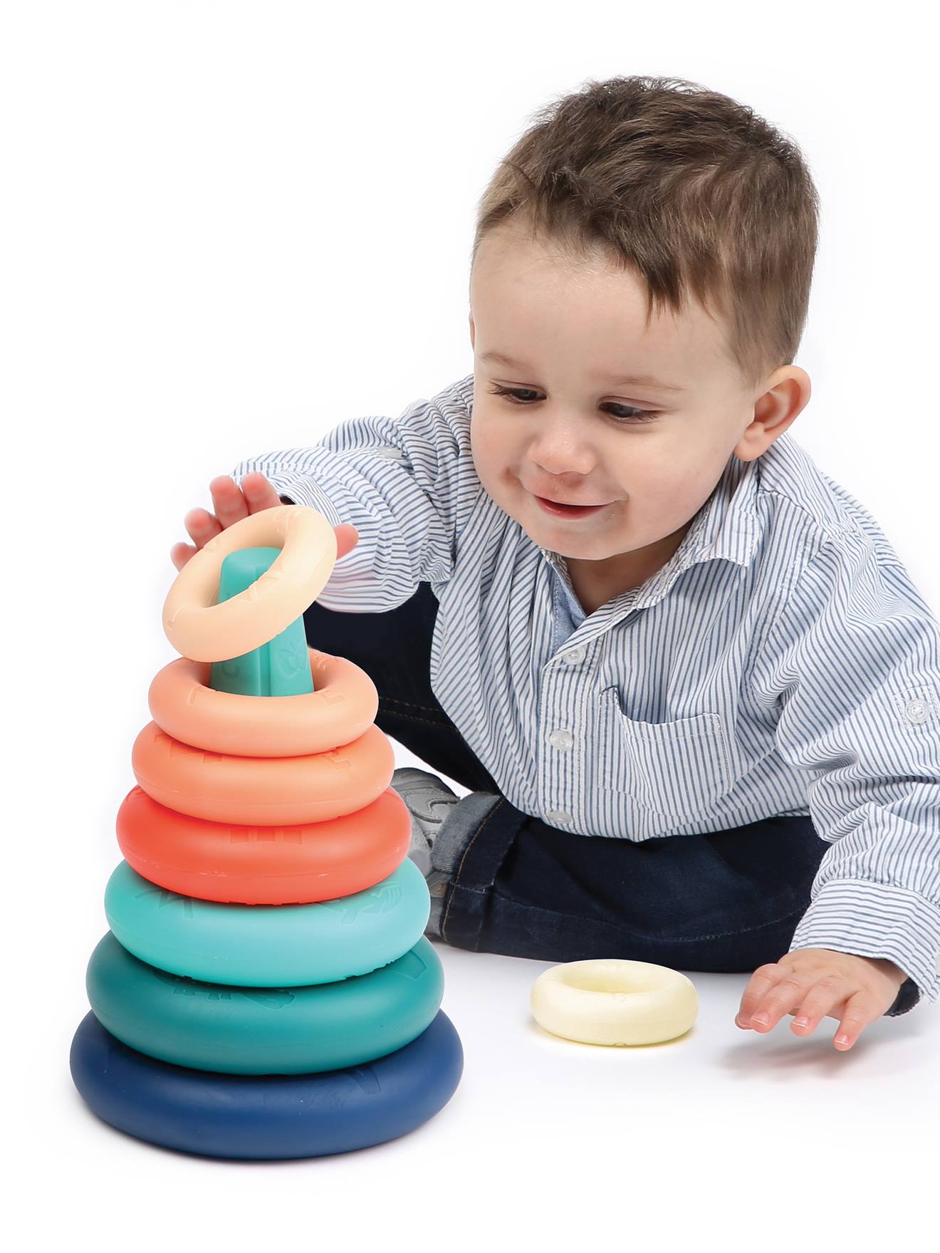 Ludi Baby Stapelpyramide LUDI - mehrfarbig