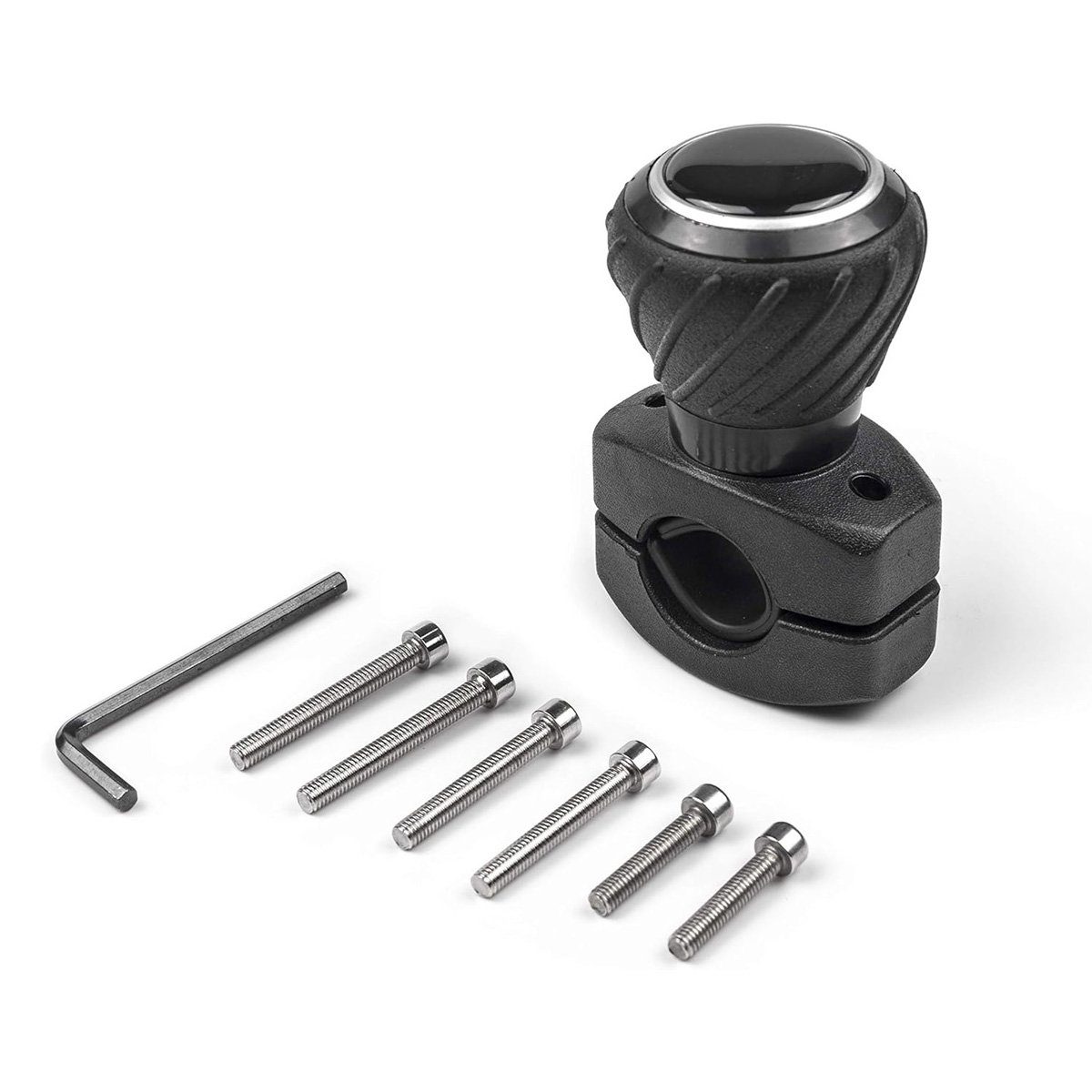 götäzer Lenkradbezug Universal Lenkrad Hilfskraftgriff Drehknopf (Lenkradgriff Power Ball), (1-tlg), Geeignet für Autos,Lastwagen,Traktoren,Rasenmäher,Gabelstapler, etc.