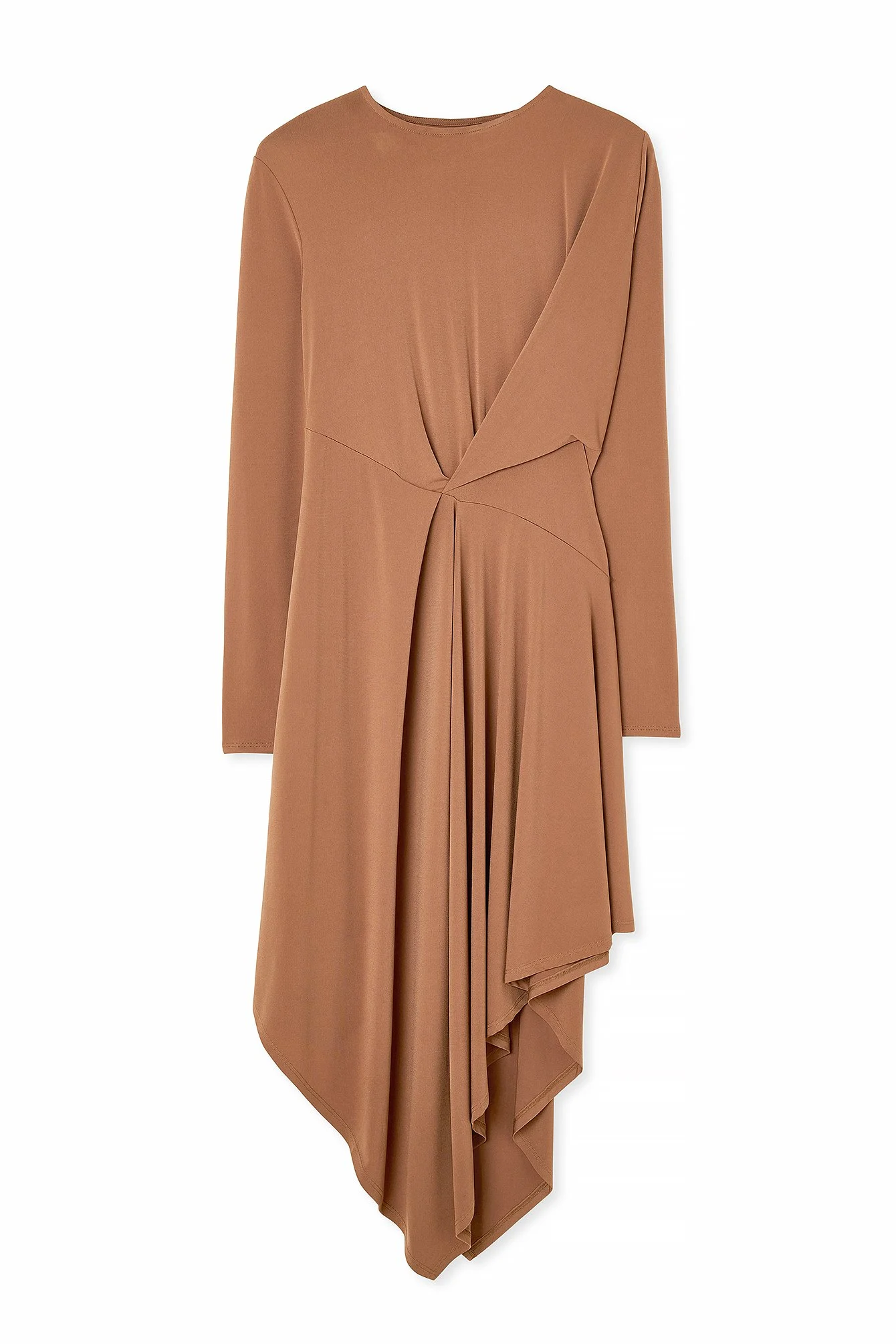 Draped Midi Dress