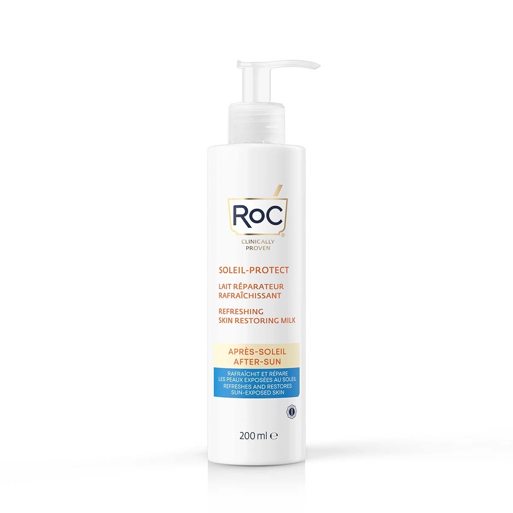 roc RoC Soleil Protect Lait Corps Après Soleil Réparateur Raffermissant 200ml Après-Soleil